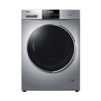 [节能补贴] 海尔（Haier）EG10012HB58S 全自动滚筒洗衣机 家用直驱变频洗烘一体机音 10kg 圣多士银