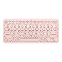 罗技（Logitech）K380 茱萸粉 限量版 无线蓝牙键盘 办公键盘 女性 便携 超薄键盘 笔记本键盘