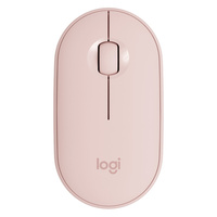 罗技（Logitech）Pebble鹅卵石 玫瑰粉 无线蓝牙鼠标 办公鼠标 静音鼠标 女性鼠标 便携鼠标 对称鼠标