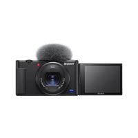 索尼 ZV-1 黑色 单机 入门数码相机 视频Vlog 高清4K 直播 自拍美颜 SONY