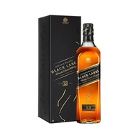 尊尼获加（JOHNNIE WALKER） 黑牌12年调配型苏格兰威士忌黑方 700ml 英国进口