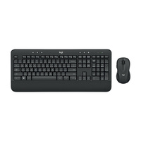 罗技（Logitech） 无线办公键盘鼠标套装 自带掌托 MK545 黑色