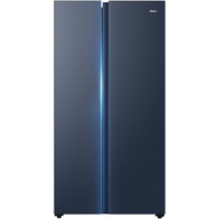 海尔（Haier）对开门冰箱 复古家用超薄嵌入式 517升  双变频 新一级能效风冷无霜 BCD-517WLHSSEDB9 星石蓝