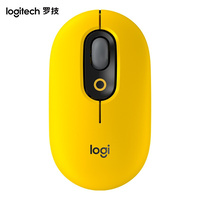 罗技（Logitech）POP MOUSE 热力黄 无线鼠标 蓝牙鼠标 办公鼠标