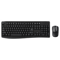 雷柏（Rapoo）X1800Pro无线键鼠套装 办公键盘鼠标套装 防泼溅电脑键盘 笔记本键盘 黑色