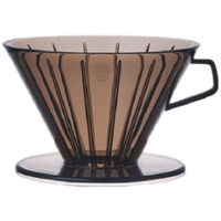 Kinto 树脂咖啡滤杯 4杯容量 透明灰 日本进口