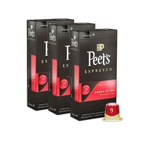 Peet's Coffee 皮爷咖啡 Nespresso精品胶囊咖啡3盒装-醇黑奶香9号 共30颗