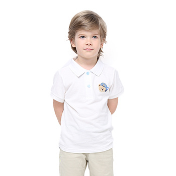 【宝英宝童t恤】paw in paw polo衫 白色 140【行情 价格 评价 图片】