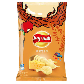 乐事 香浓芝士味薯片 40g 休闲膨化 办公室零食