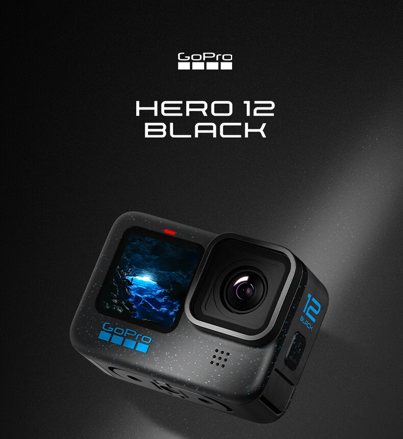 GoPro摄像机】GoPro HERO12 Black运动相机户外摩托骑行潜水防水防抖